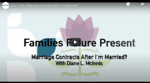 Can I Get a Marriage Contract After I'm Married?
